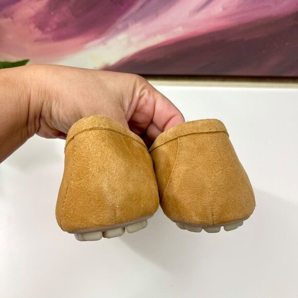 Marc Fisher LT Suede Moccasin Tassel Loafers in Medion Natural Size 6 - Picture 11 of 15